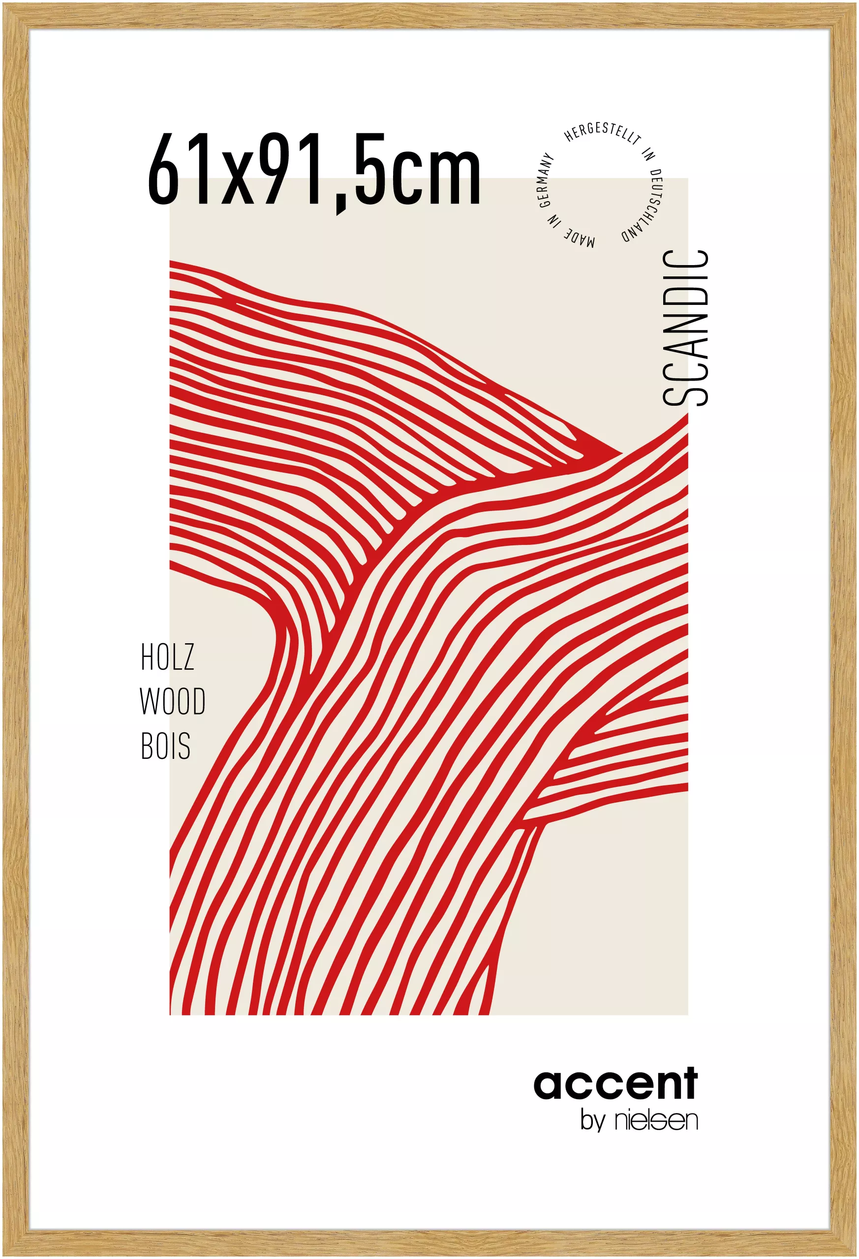 Holz Wechselrahmen Scandic 61,0 x 91,5 cm