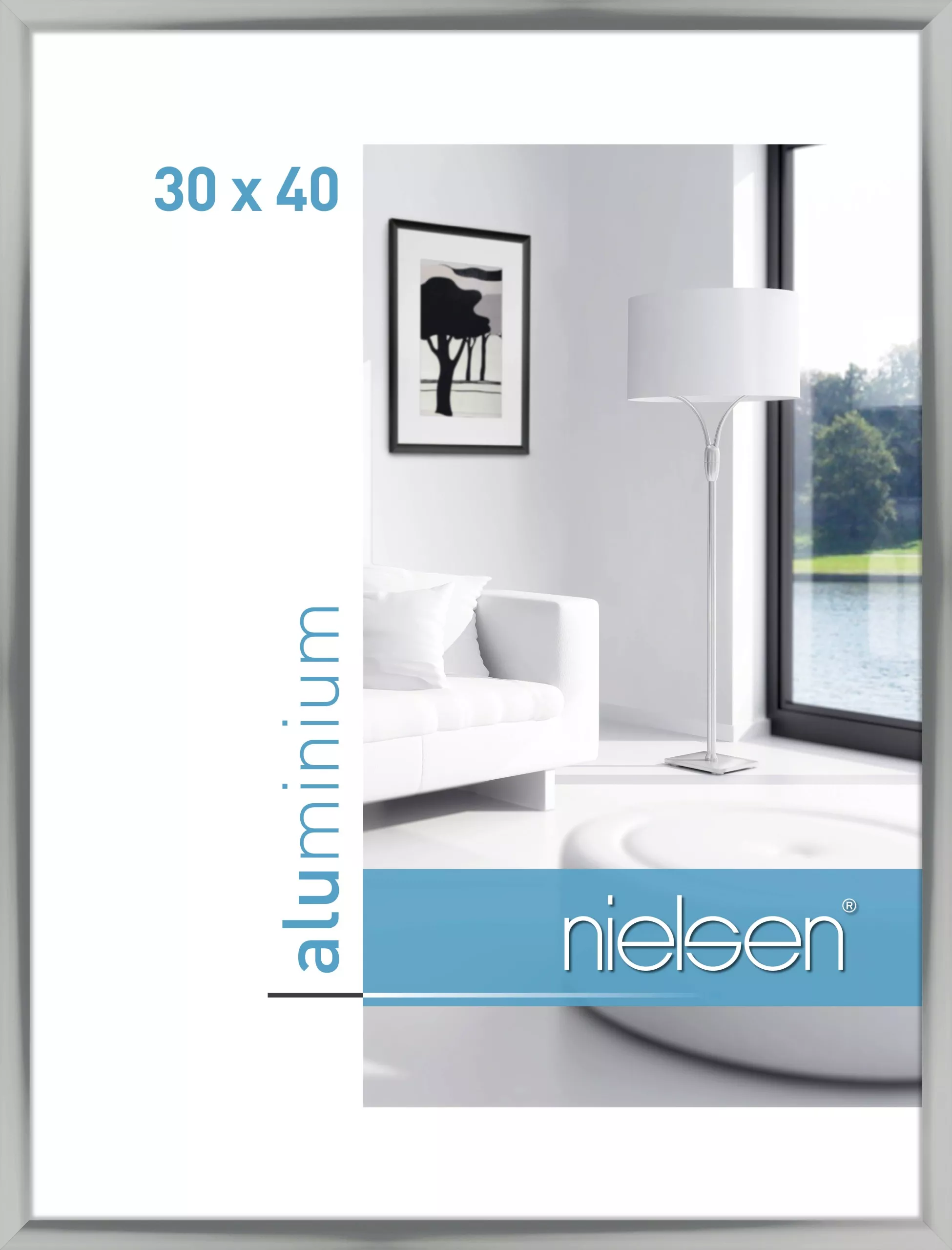 Alurahmen C2 Silber glanz, 30,0x40,0cm