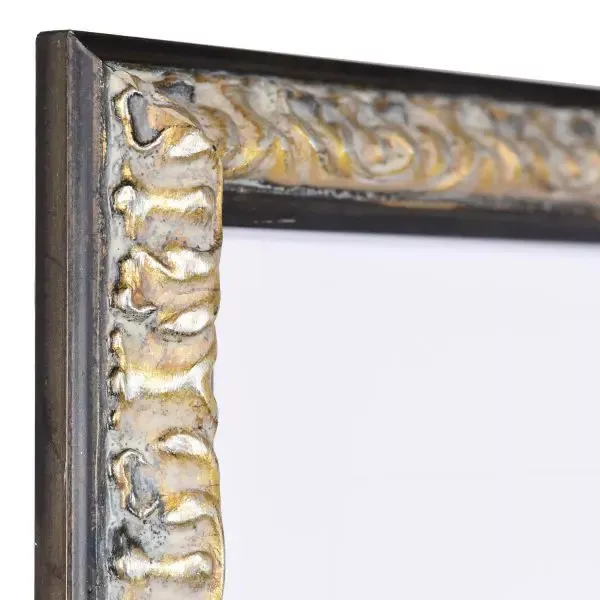Barockrahmen Baden-Baden Normalglas schwarz/antiksilber 7x10cm