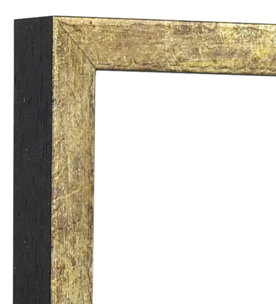 Holz-Bilderrahmen Nagold Normalglas altgold 10,0x15,0cm