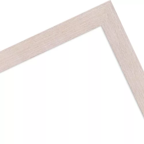 Holzrahmen Pirna Roteiche gekalkt 30x60 Spiegel