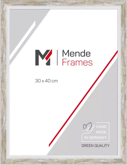 Holzrahmen Zittau Taupe 50x60 ohne Glas mit Rückwand