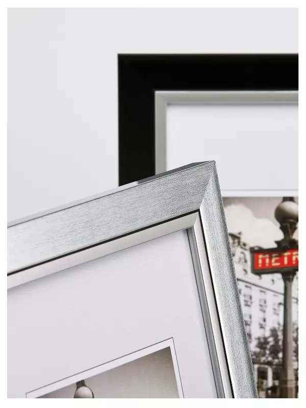 Kunststoffrahmen Metro 10,0x15,0cm Schwarz