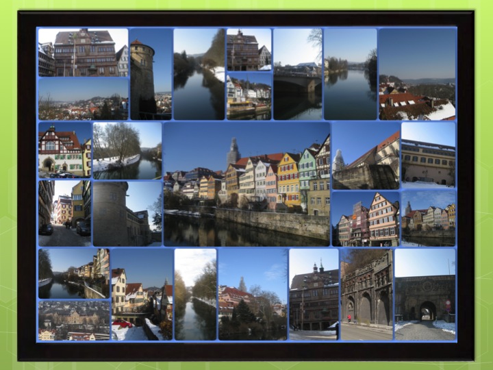 Bilderrahmen Blog Die Collage Ein Beispiel Mit Bildern Von Tubingen